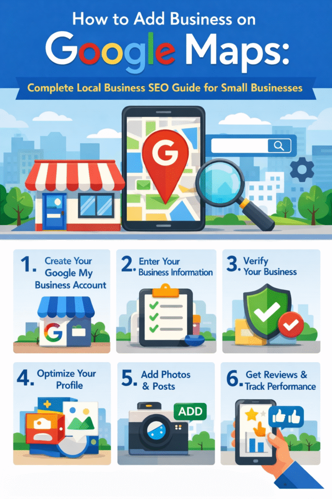 Local business SEO guide for adding business on Google Maps step by step